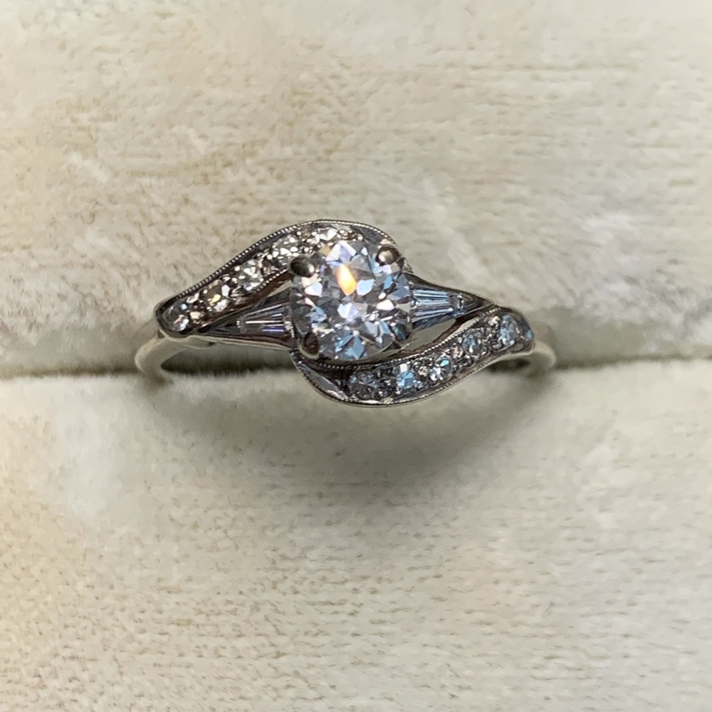 SOLD Stunning OEC engagement ring